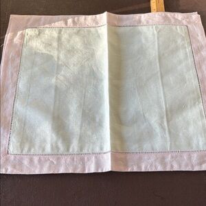 Elegant White Boudoir Pillow Sham with Light Pink Border